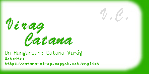 virag catana business card